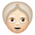 老婦人-明るい肌色 icon