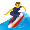 hombre surfeando icon