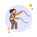 Women Battle Ropes icon