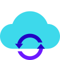 Sincronizzazione cloud icon