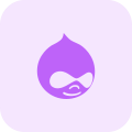 Drupal for developers and build the open web icon