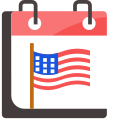 calendario-americano-externo-plano-icono-plano-mangsaabguru- icon