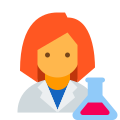 Wissenschaftlerin-Frau icon