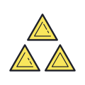 Trois triangles icon