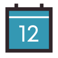 Calendário 12 icon