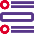 Financial information and guide document tool graph icon