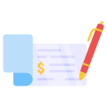 Cheque icon