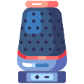 externo-Smart-Speaker-home-appliance-goofy-flat-kerismaker icon