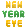 New year eve text to share with family and friends icon