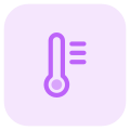 Thermometer for measuring temperature for incoming patients icon