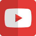 Youtube offers videos and music and original content icon