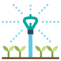 externe-sprinkler-farm-and-garden-flat-icons-pause-08 icon