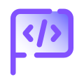 Programmier-Flag icon