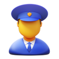 Policial masculino icon