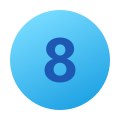 8 circulado icon
