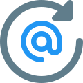 Reload email contact icon