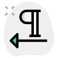 Shift paragraph inward arrow-direction justify layout position icon