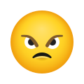 怒った顔の絵文字 icon