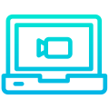 Laptop Video icon