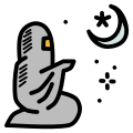 externo-namaz-islam-doodles-doodles-chroma-amoghdesign icon