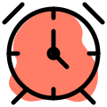 Alarm clock to get notified for the early morning icon