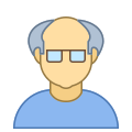 Person Old Male Skin Type 3 icon