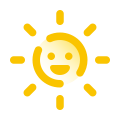 lächelnde Sonne icon