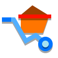 Wheelbarrow icon