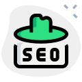 Incongnito mode for search engine optimization layout icon