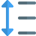 Text line spacing gap document-format alignment tool icon