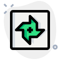 Pinwheel of google photos application service logotype icon