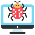 computer bug icon