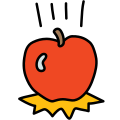 Падающее яблоко icon