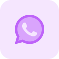 WhatsApp Messenger is a freeware, cross-platform messaging and Voice over IP service icon