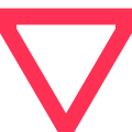 Vorfahrt beachten icon