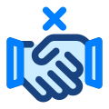 No Handshake icon