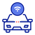 autonomous car icon