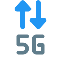 Next generation high speed fifth generation connectivity icon