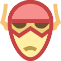 cabeça do flash icon