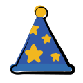 별과 파티 모자 icon