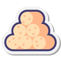 koreanischer Reiskuchen icon