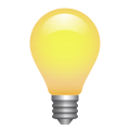 Glühbirne-Emoji icon