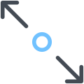 strecken-diagonal icon