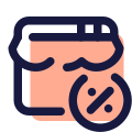 网上商店促销 icon