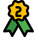 Second Place Ribbon icon