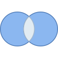 Mengendiagramm Symmetrische Differenz icon