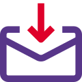 Save and download email icon