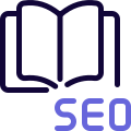 Books on seo and general digital marketing icon