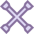 Clé en croix icon