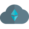 Ethereum digital cryptocurrency browser support for cloud icon